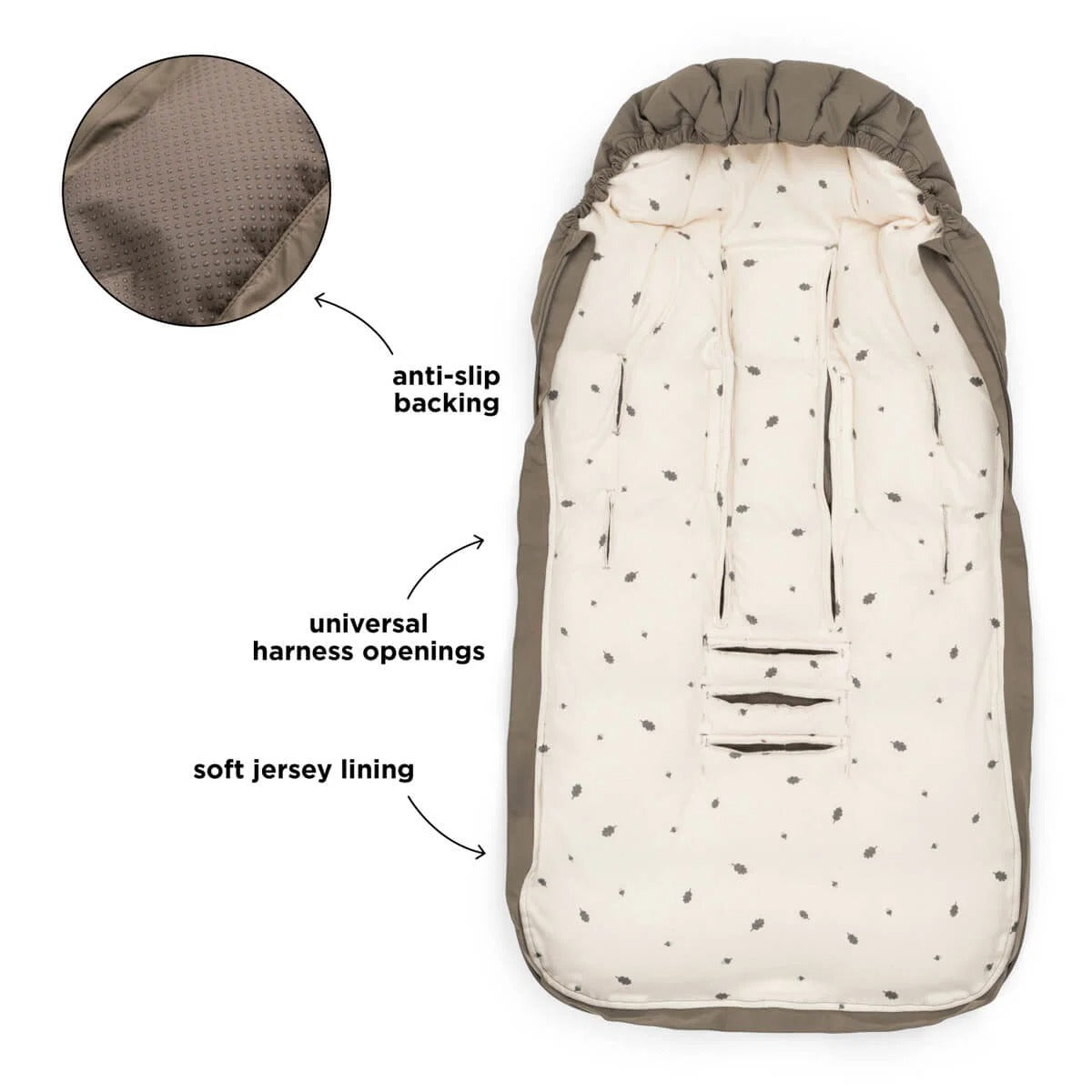 Done by Deer® Footmuff winter  Taupe – slika 8