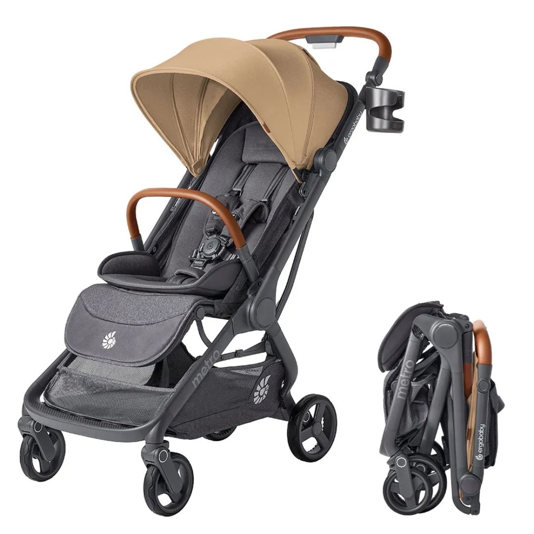 Ergobaby® Kompaktni mestni voziček Metro 3 Deluxe Camel Ergobaby