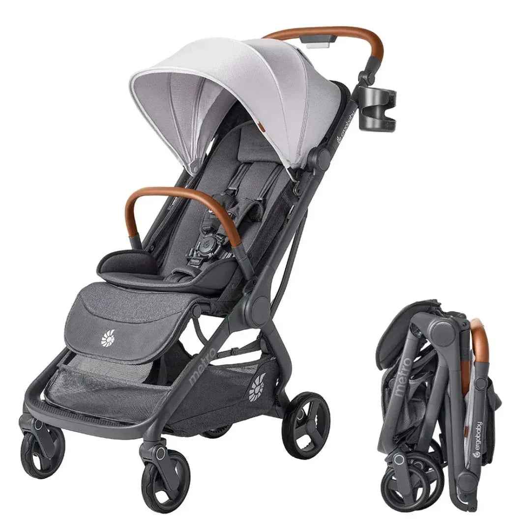ergo baby stroller Ergobaby® Metro 3 Deluxe Compact City Stroller Pearl Grey – Evitas