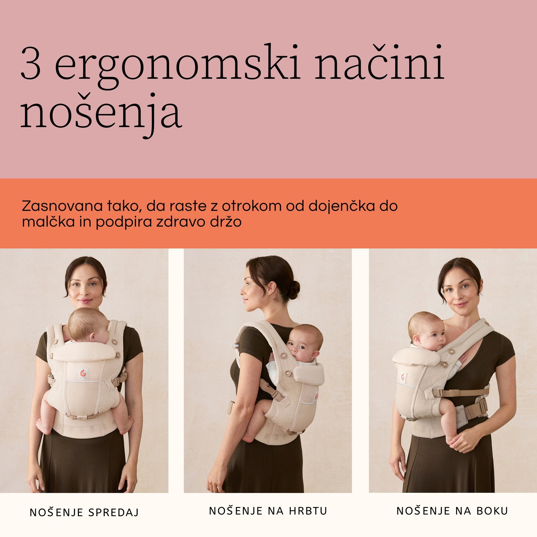 Ergobaby® Baby Carrier Adapt Soft Flex Mesh Slate Blue – Evitas