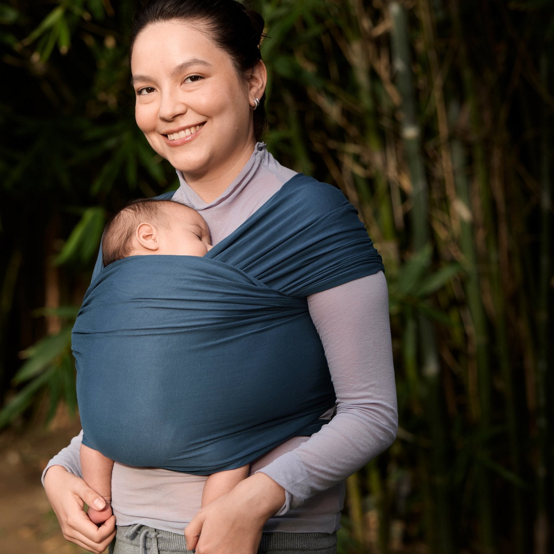 Ergobaby® Baby Carrier Aura Wrap Sustainable Knit Twilight Navy