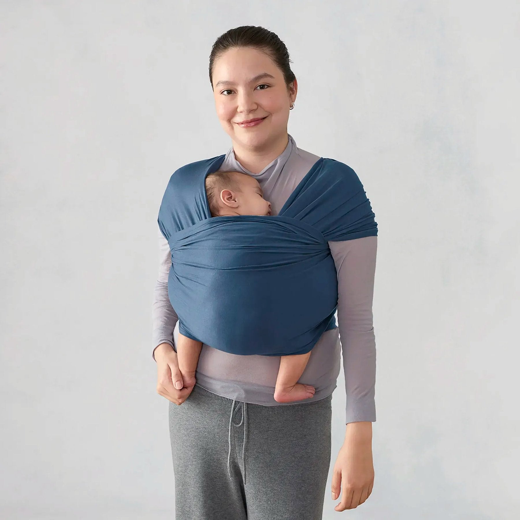 Ergobaby® Baby Carrier Aura Wrap Sustainable Knit Twilight Navy