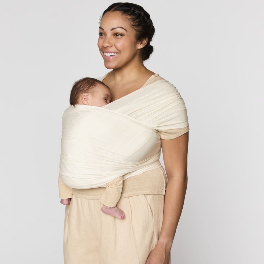 Ergobaby® Carrier Aura Wrap Sustainable Mesh Cream – Evitas
