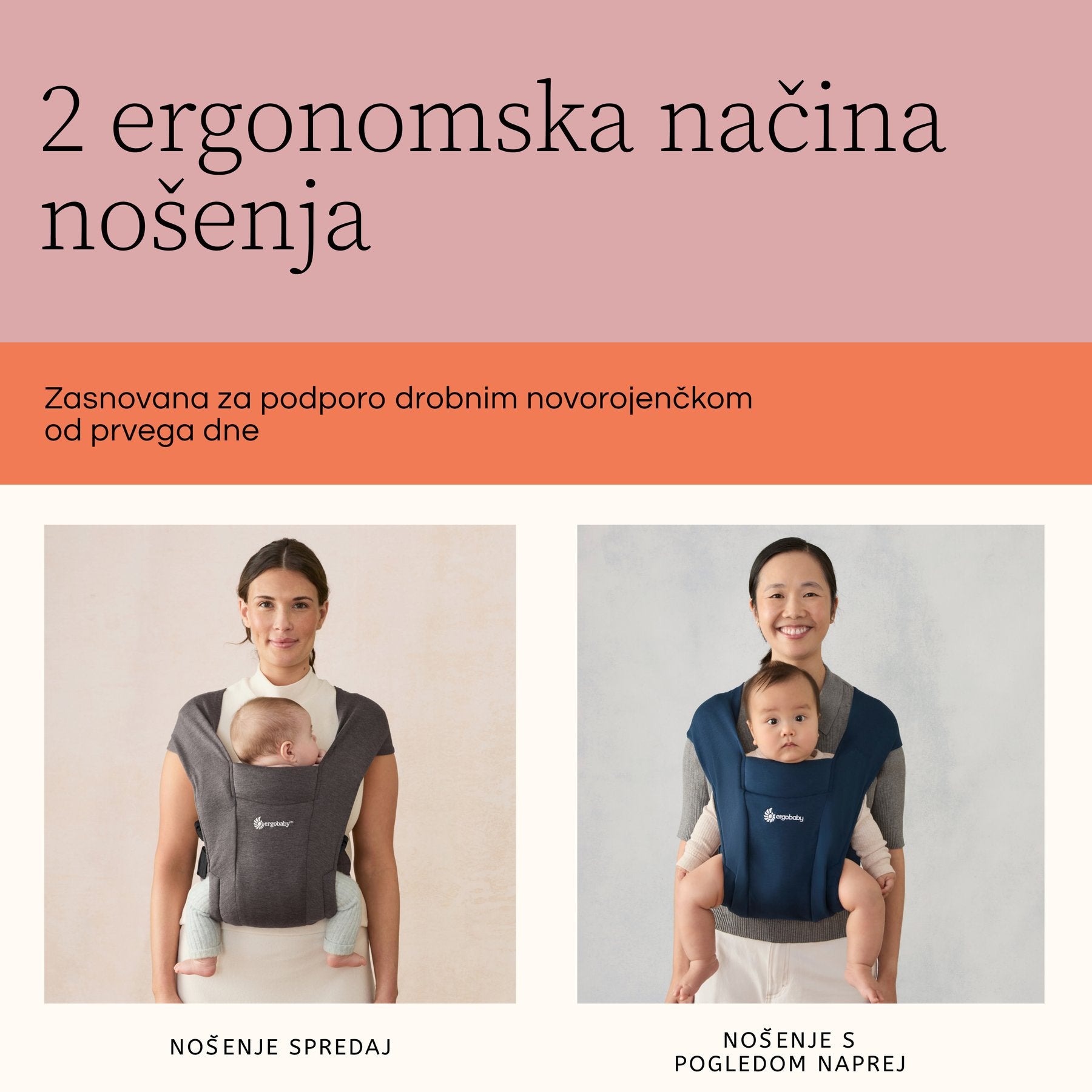 Ergobaby® Carrier Embrace Heather Grey