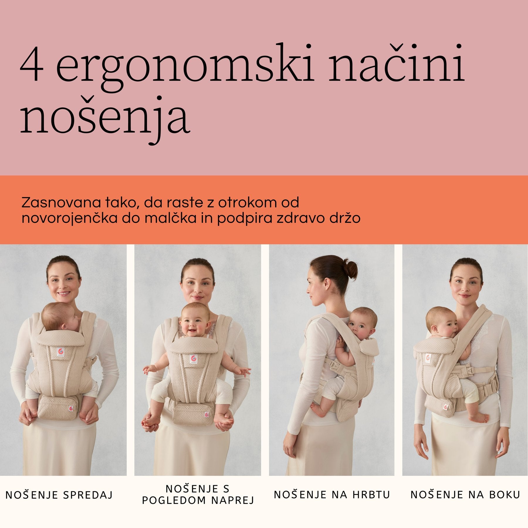 Ergobaby® Nosilka Omni Deluxe Linen