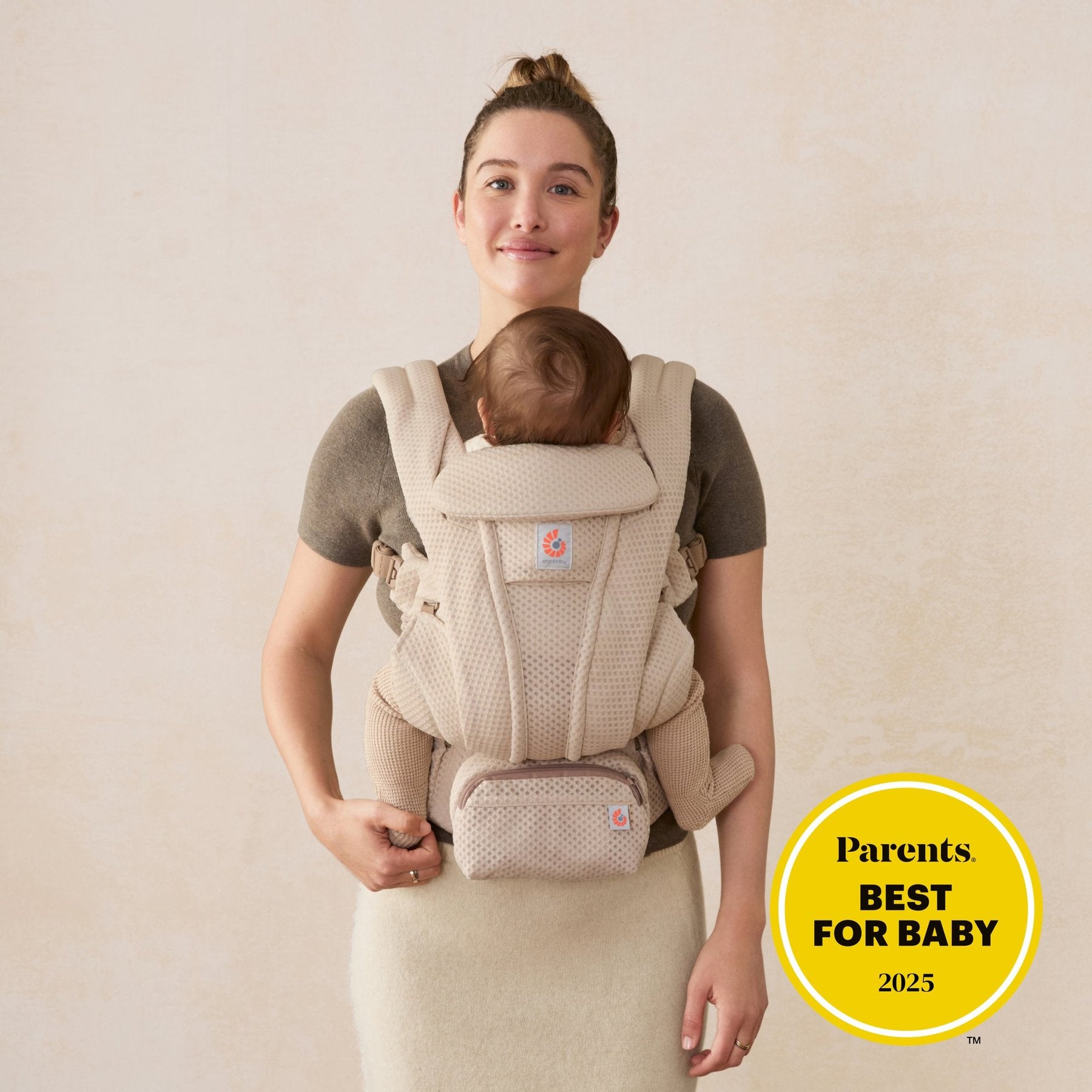 Ergobaby® Baby Carrier Omni Deluxe Mesh Natural Beige – Evitas