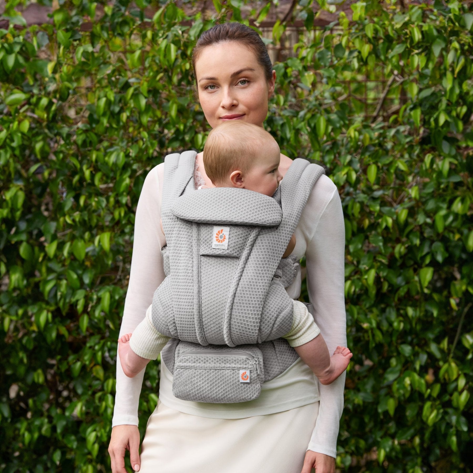 Ergobaby® Baby Carrier Omni Deluxe Mesh Pearl Grey – Evitas