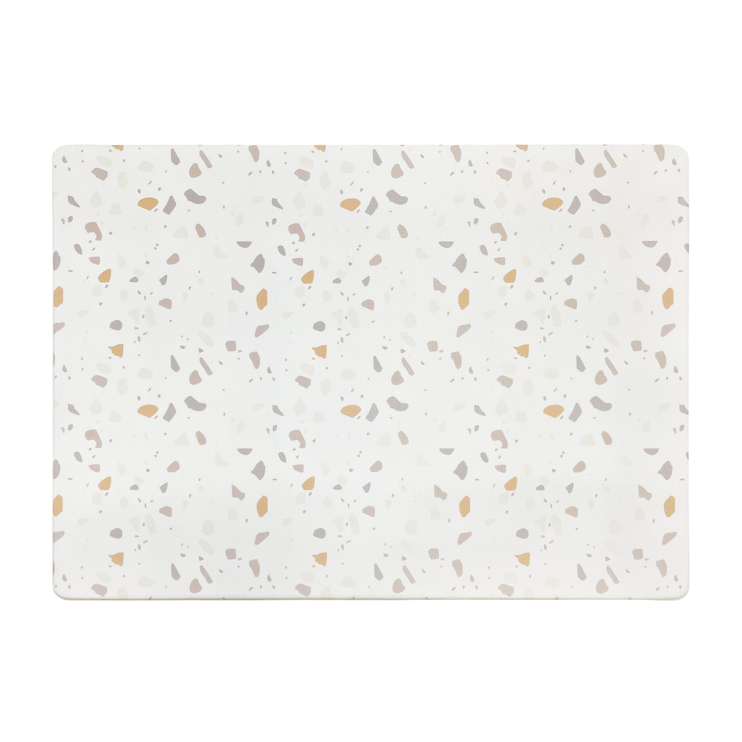 Evibell® Tapis de jeu réversible en mousse TPU 140x200 Confetti/Terracotta