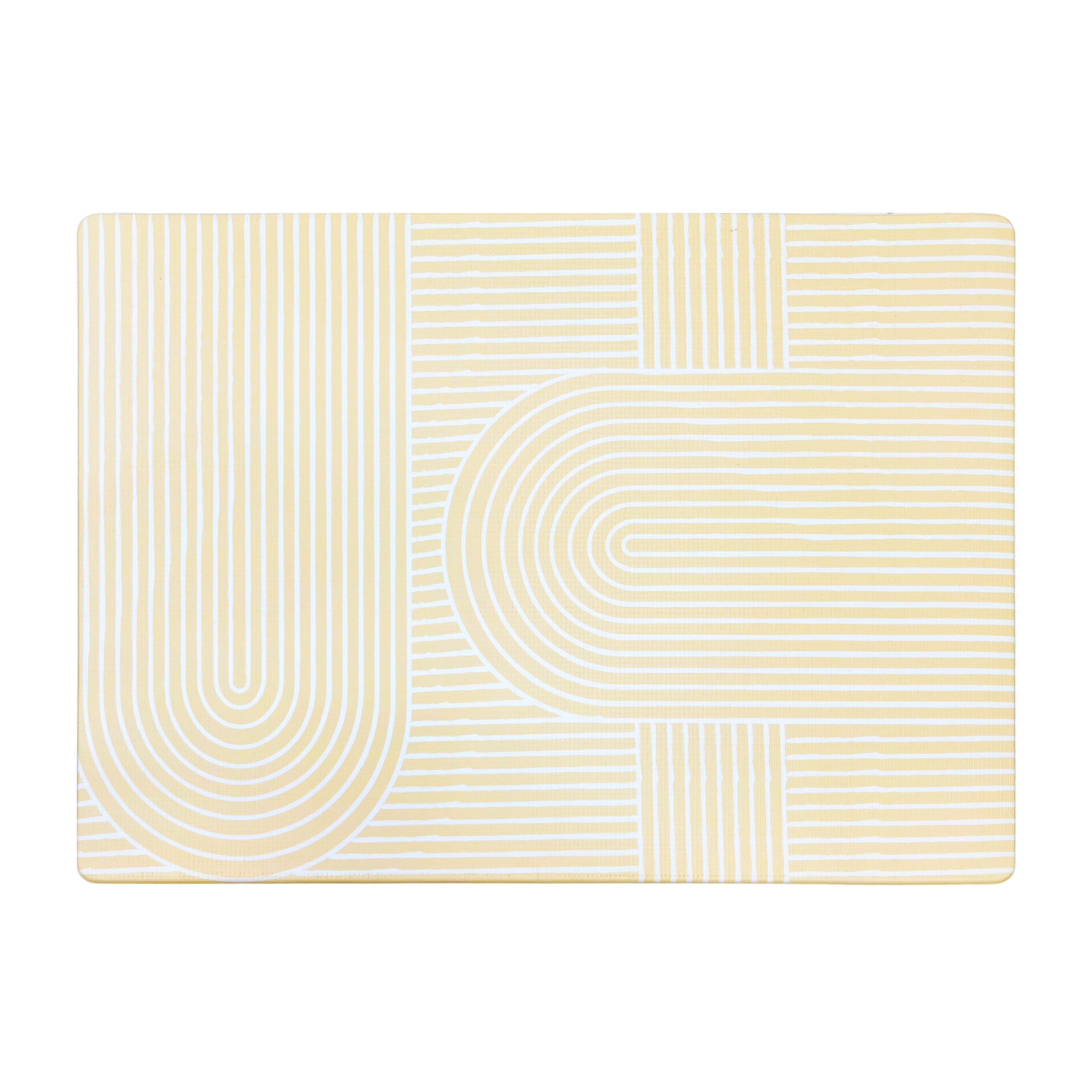 Evibell® Tapis de jeu réversible en mousse TPU 140x200 Confetti/Terracotta