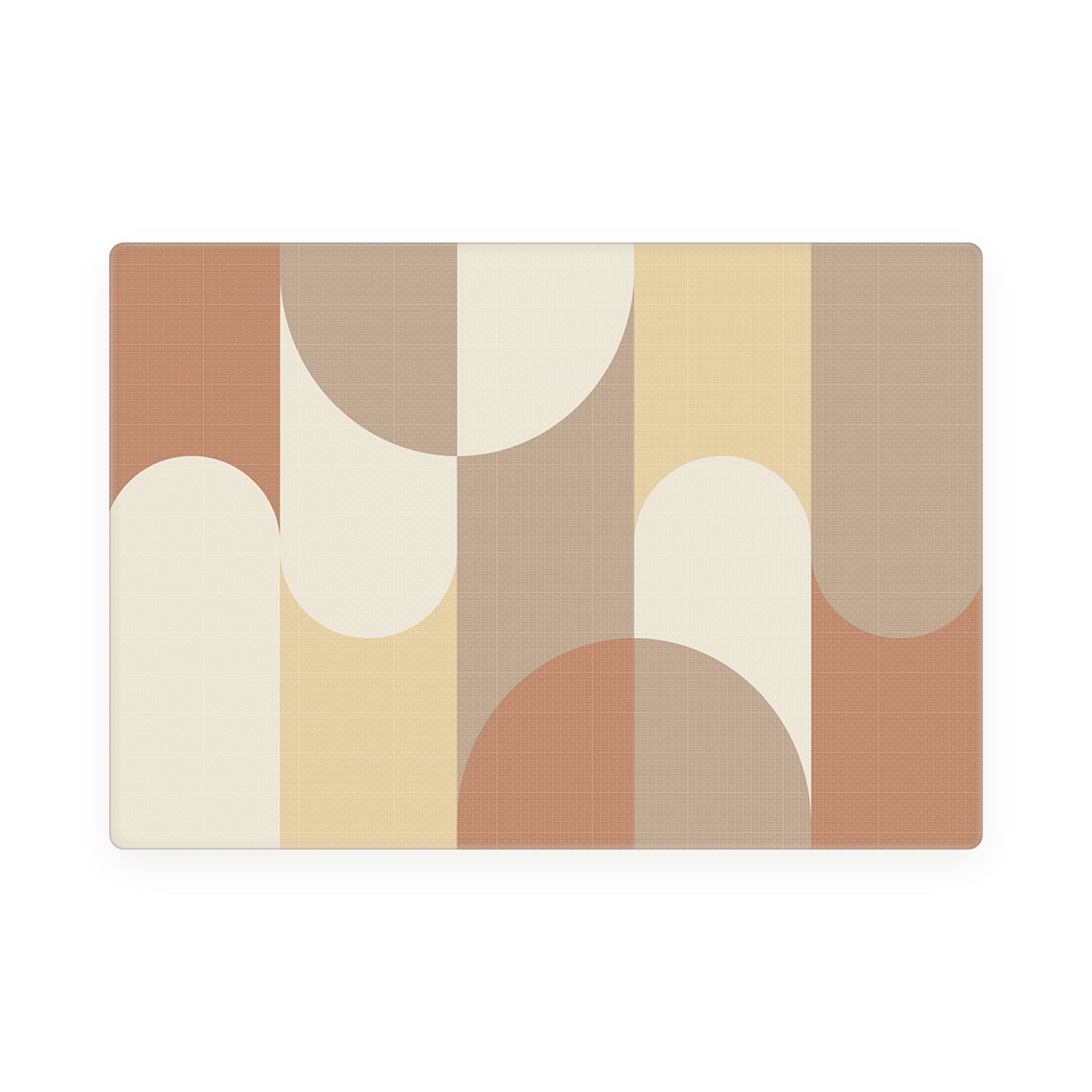 Evibell® Obojestranska igralna podloga iz TPU pene 140x200 Confetti/Terracotta