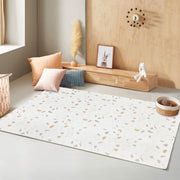 Evibell® Tapis de jeu réversible en mousse TPU 140x200 Confetti/Terracotta