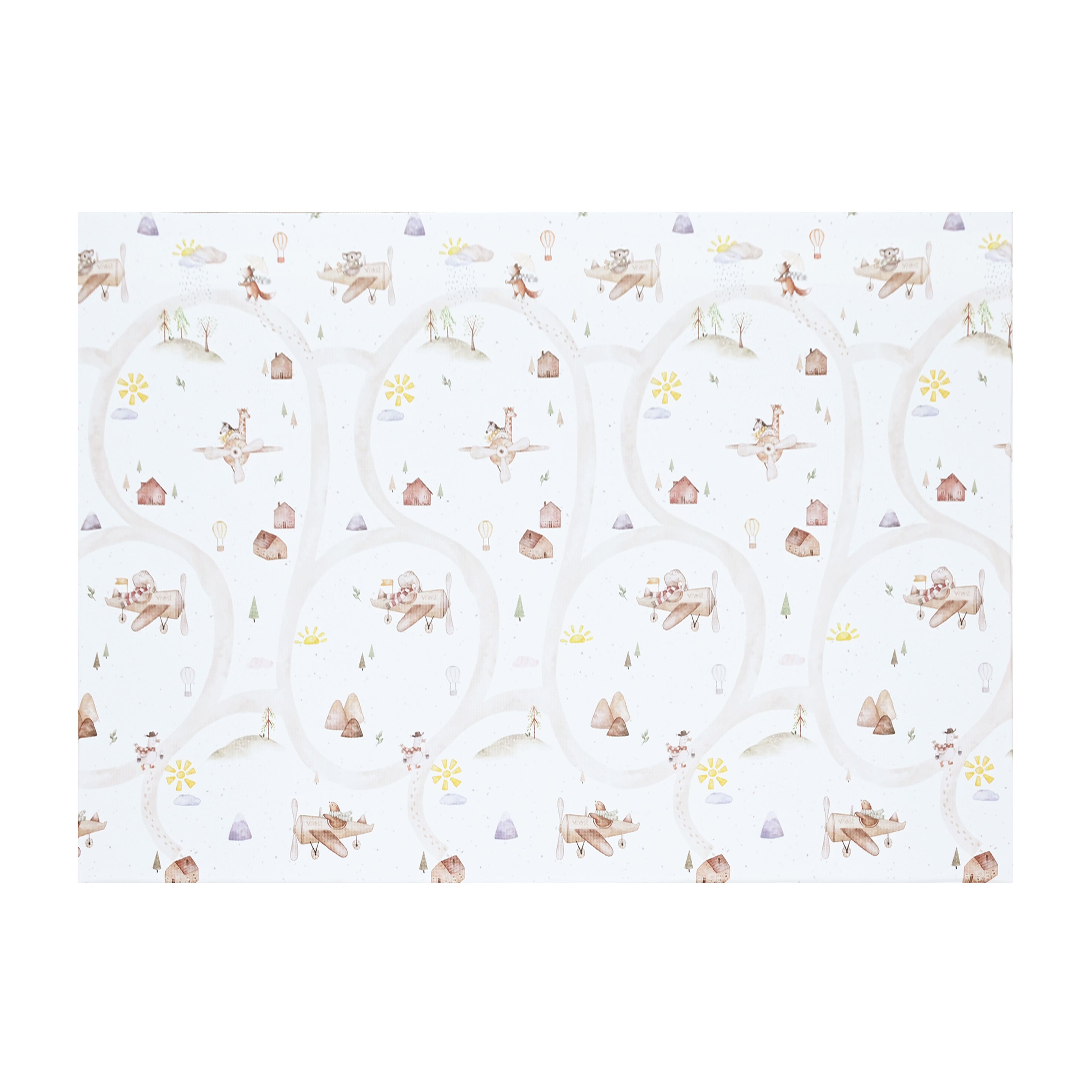 Evibell® Tapis de jeu double face en mousse TPU 140x200 Terrazzo/Wanderlust
