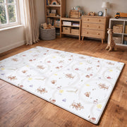 Evibell® Tapis de jeu double face en mousse TPU 140x200 Terrazzo/Wanderlust