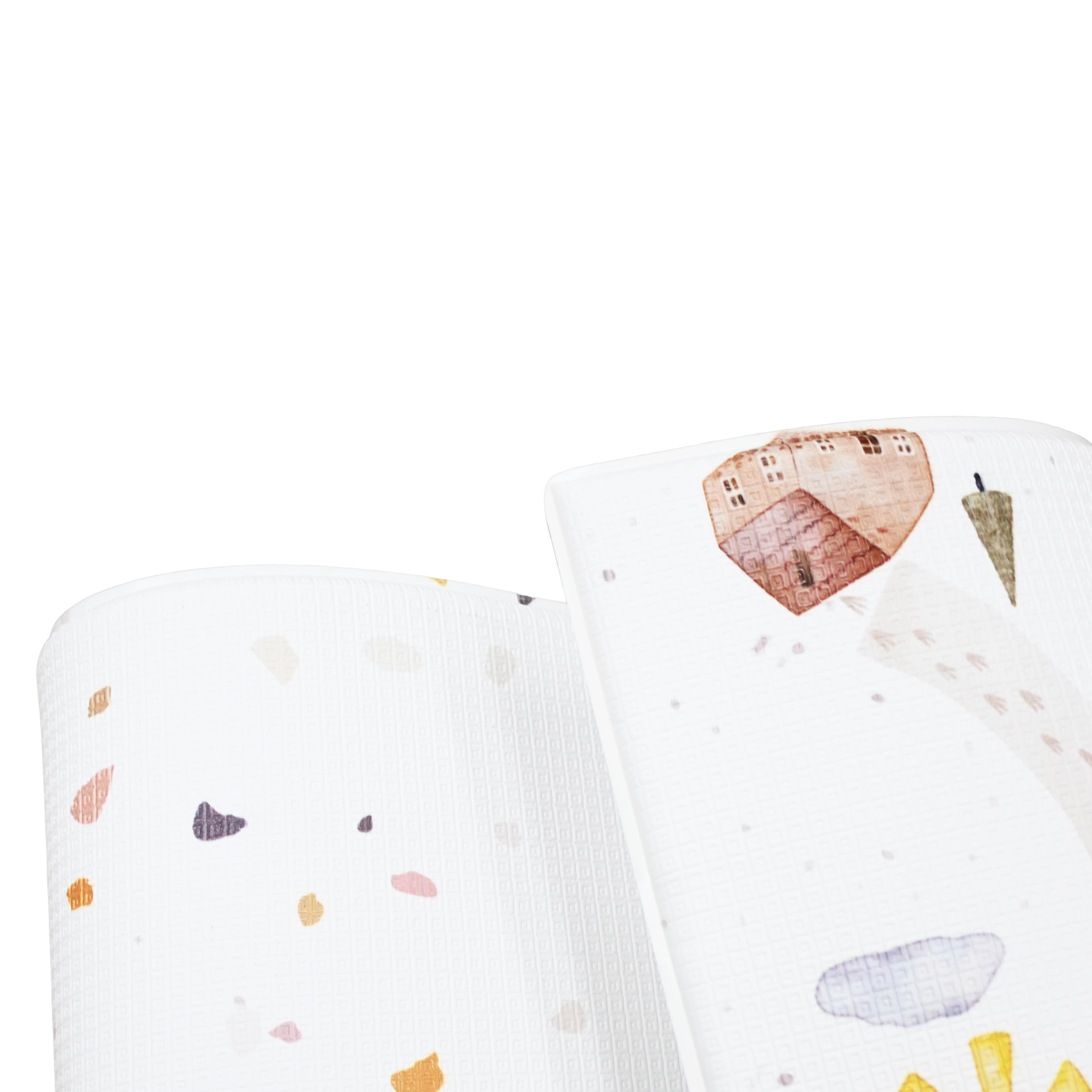 Evibell® Tapis de jeu double face en mousse TPU 140x200 Terrazzo/Wanderlust