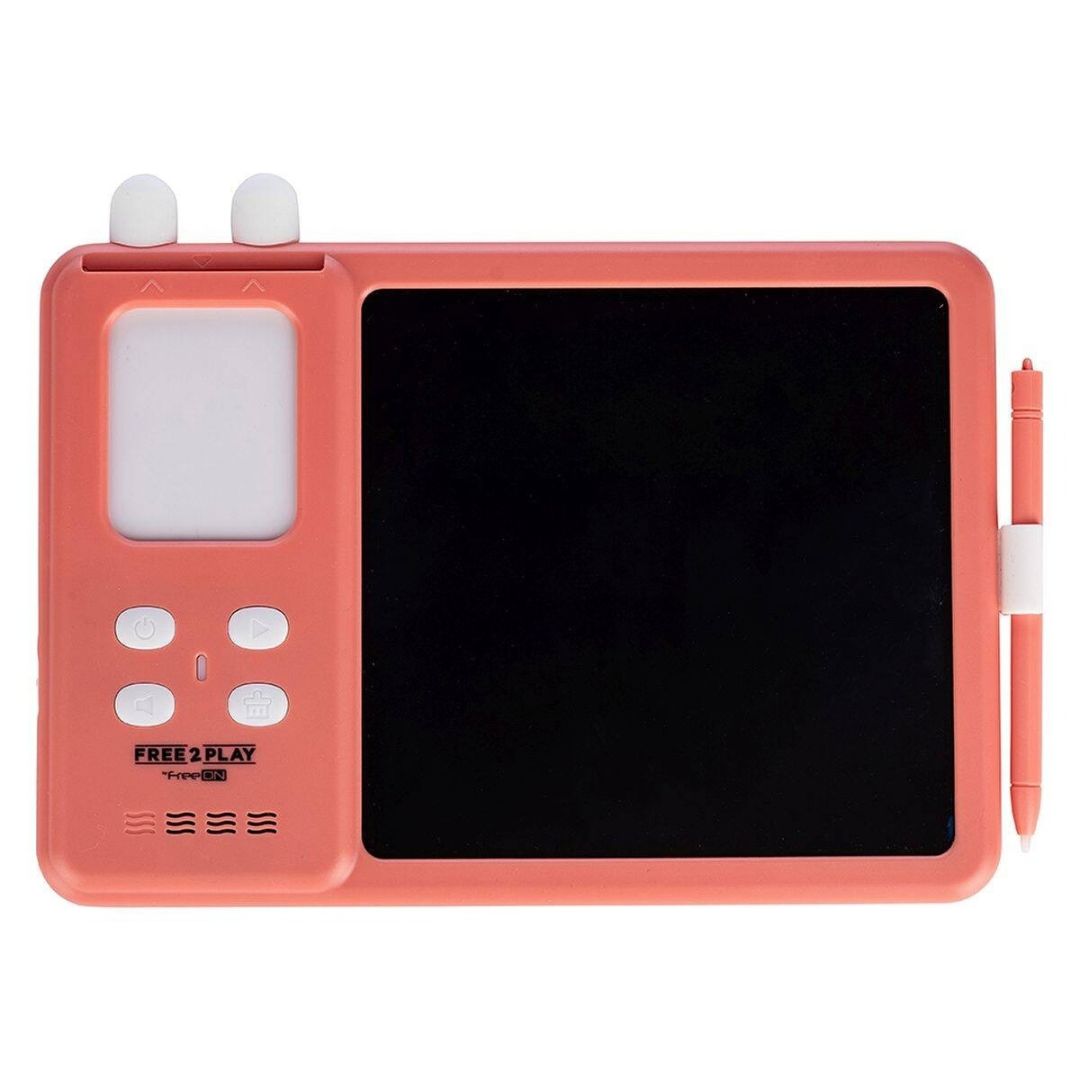 Free2Play® Interactive LCD Tablet with Cards 2in1 Pink – slika 4
