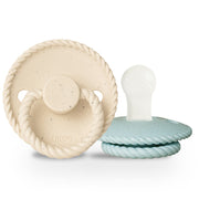 FRIGG® Silicone pacifier Mini Mocha Vanilla Cream/Iced Mocha