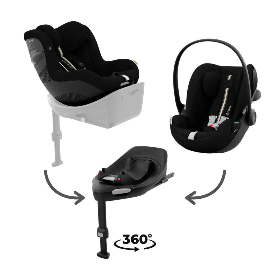 Cybex® 3in1 Car SeatCloud G3 i-Size (40-87 cm) + Sirona G3 (61-105 cm) – Evitas