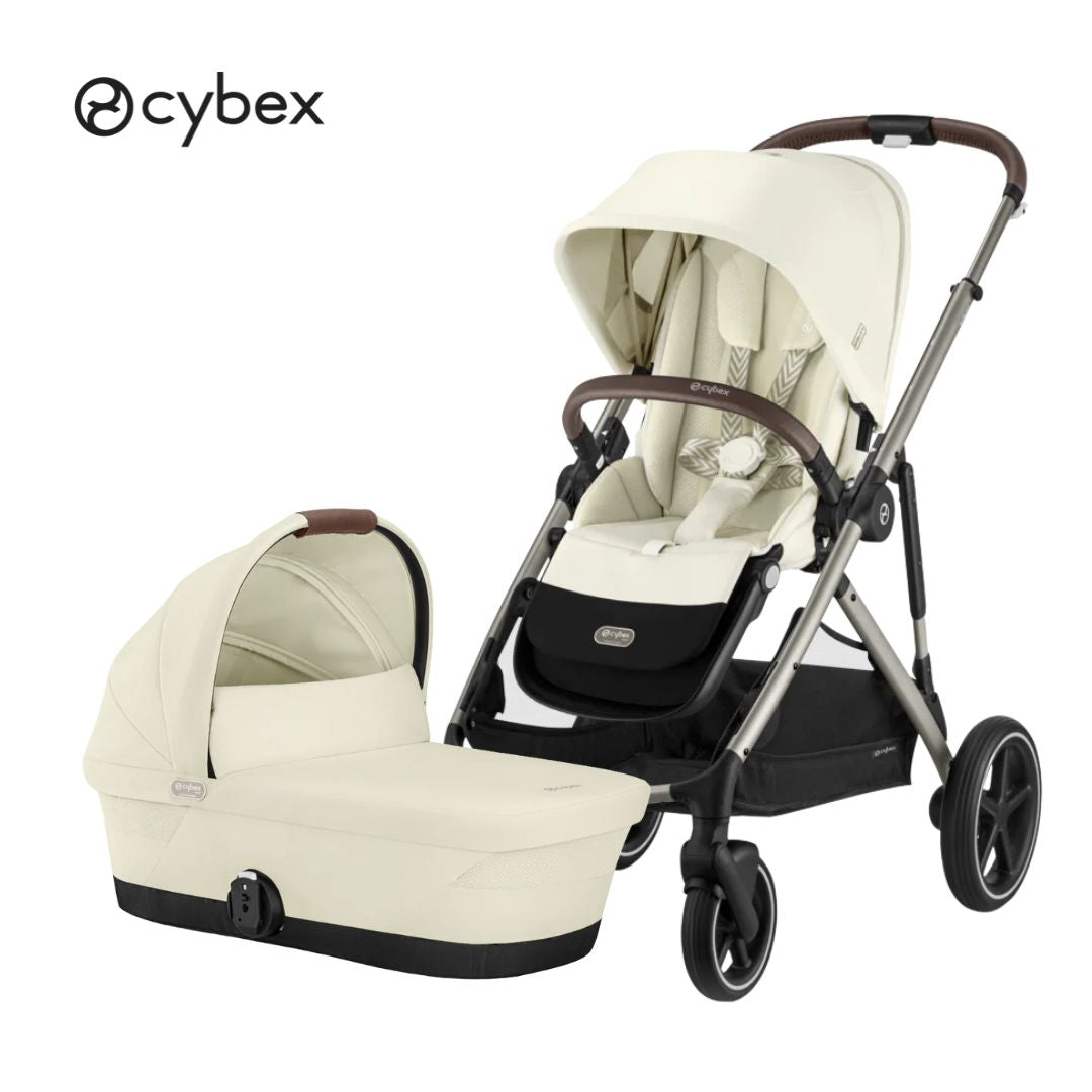 Cybex® Otroški voziček s košaro 2v1 Gazelle™ S Seashell Beige Cybex
