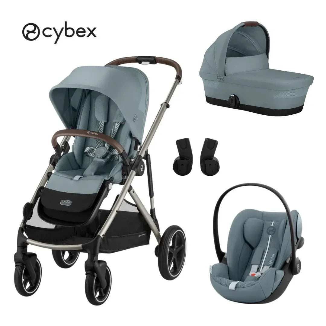cybex car stroller Cybex® Gazelle S 3-in-1 Stroller + Cloud G i-Size Car Seat Stormy Blue