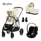Cybex® Poussette 3en1 Gazelle™ S + Siège auto Cloud G Seashell Beige