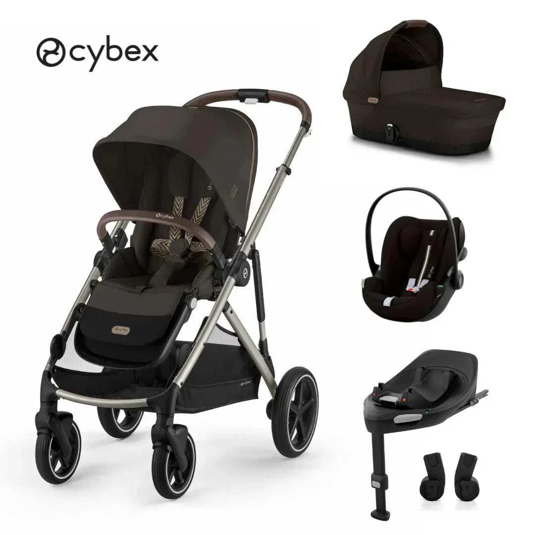 Cybex® Gazelle S 4-in-1 Stroller + Cloud G i-Size Car Seat + Isofix Ba –  Evitas