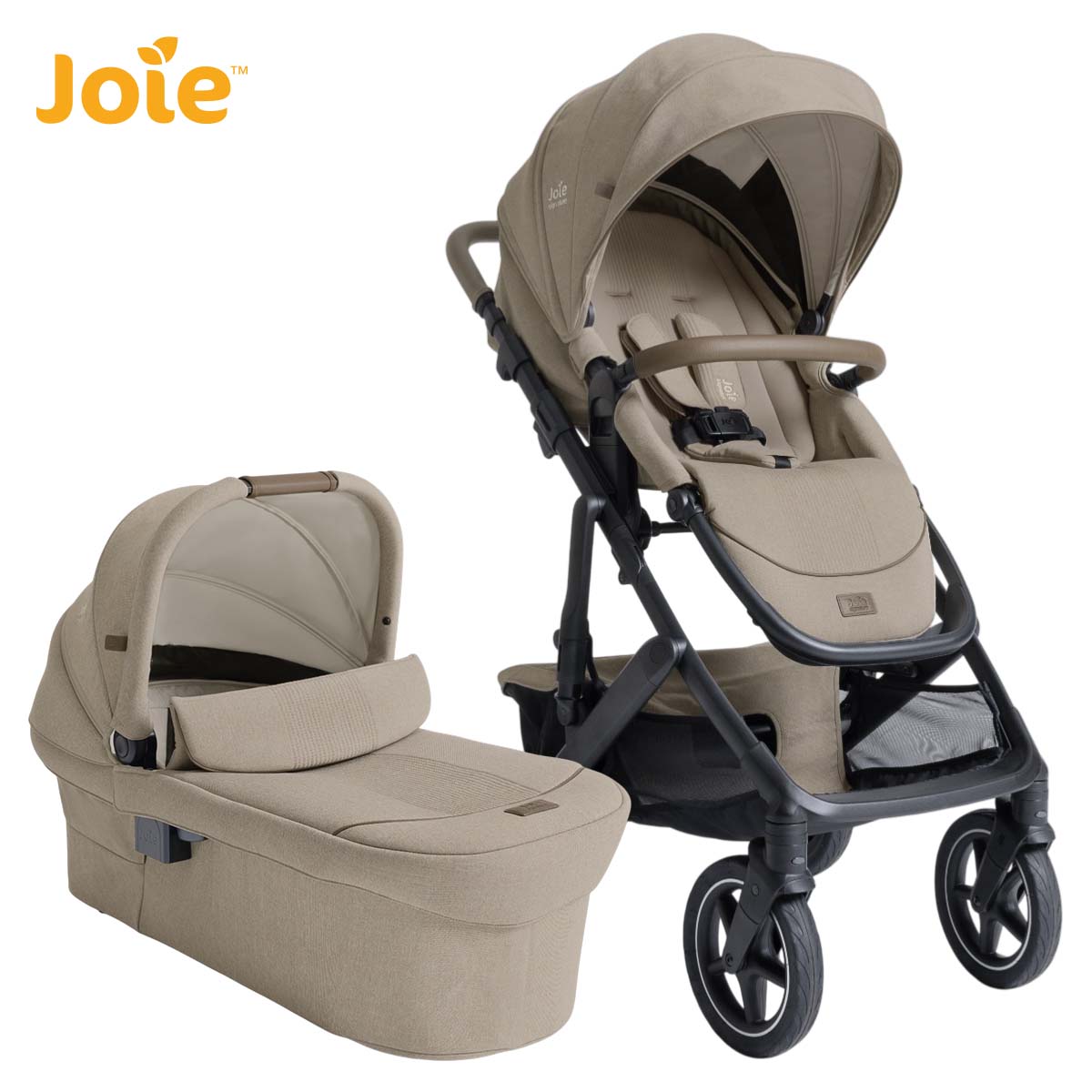 Joie® Kinderwagen Vinca™ + Babywanne Ramble™ XL Signature Sandstone