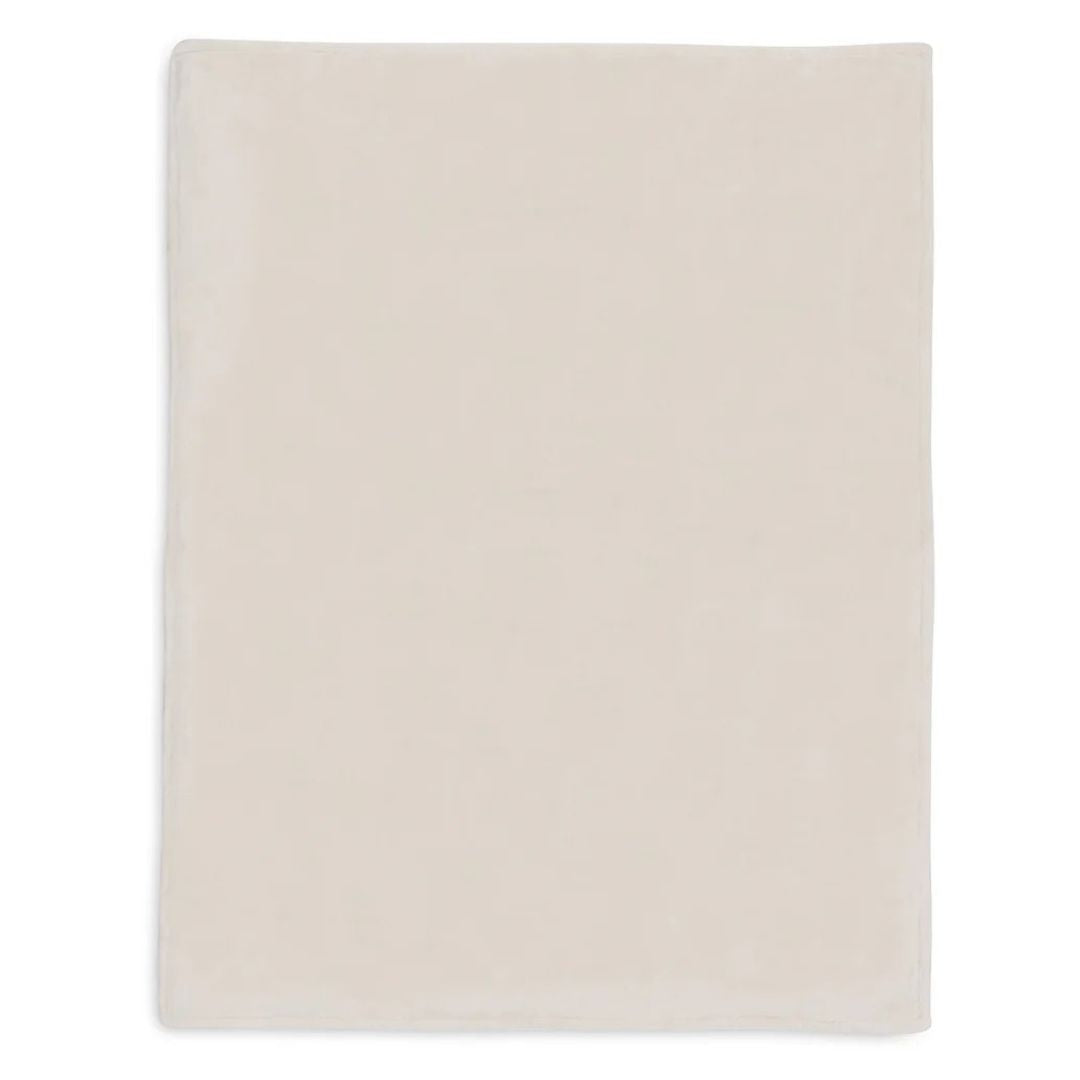 Jollein® Bombažna odejica 75x100 Basic Knit Oatmeal/Velvet Jollein