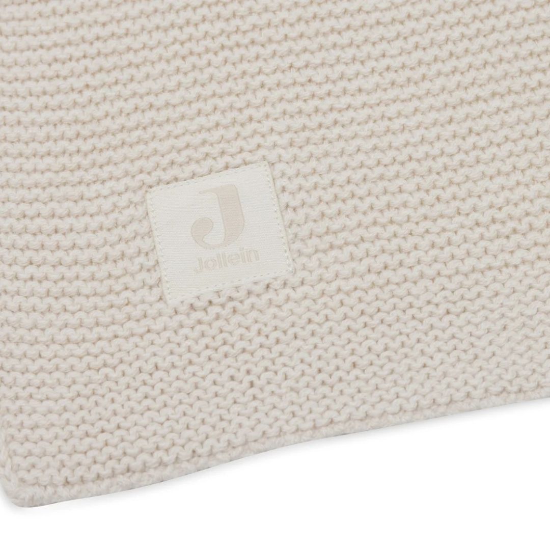 Jollein® Bombažna odejica Basic Knit Oatmeal 100x150 Jollein