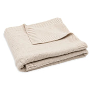 Jollein® Bombažna odejica Sprinkle Knit Sand 100x150
