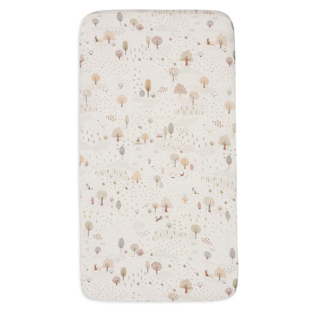 Jollein® Bombažna rjuha 60x120cm Tiny Park