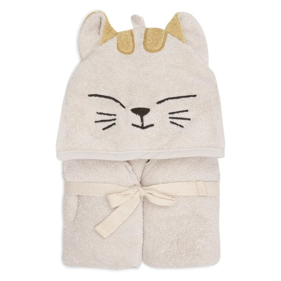 Jollein® Brisača s kapuco Charlie Cat 75x75 Jollein