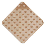 Jollein® Asciugamano con cappuccio Jacquard Teddy Bear 75x75