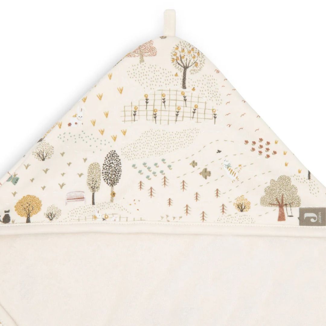 Jollein® Brisača s kapuco Tiny Park 75x75 Jollein