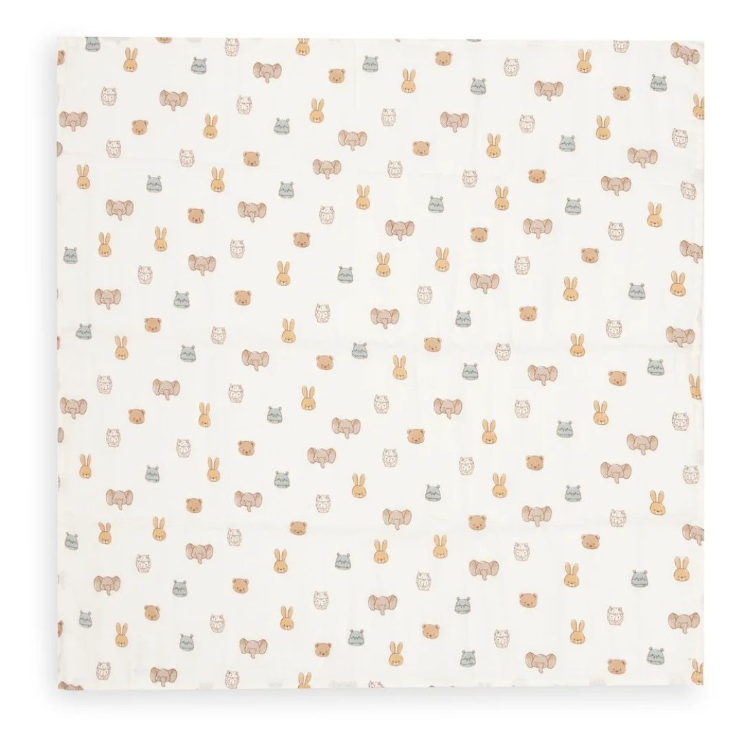 Jollein® Lange en mousseline 70x70cm Jollies Lot de 3