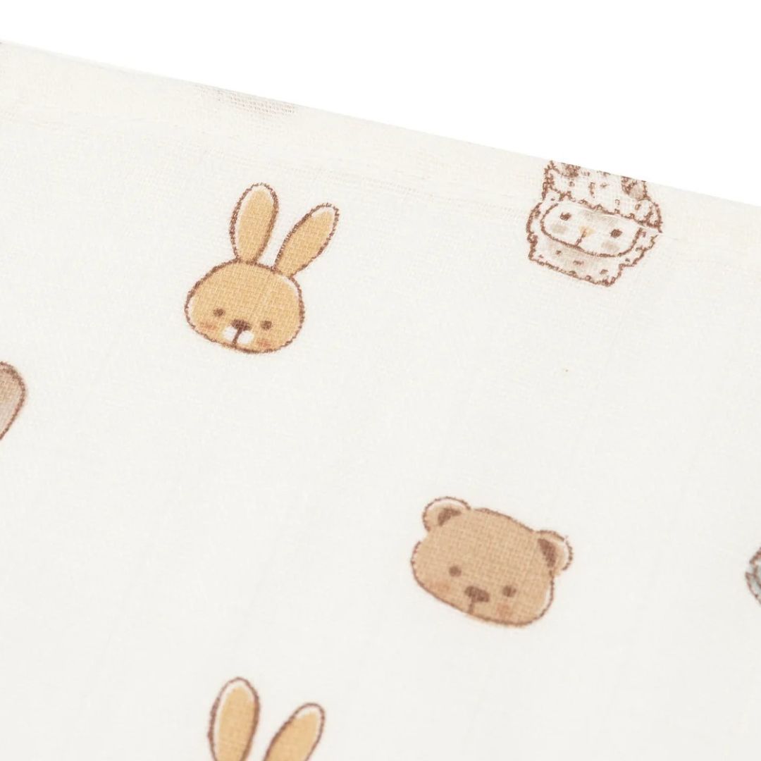 Jollein® Lange en mousseline 70x70cm Jollies Lot de 3