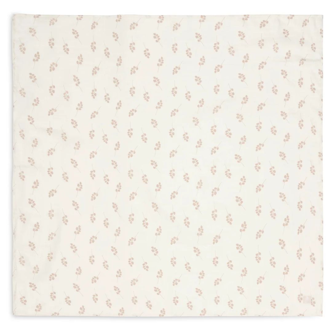 Jollein® Lot de 2 langes 115x115 Twig Wild Rose