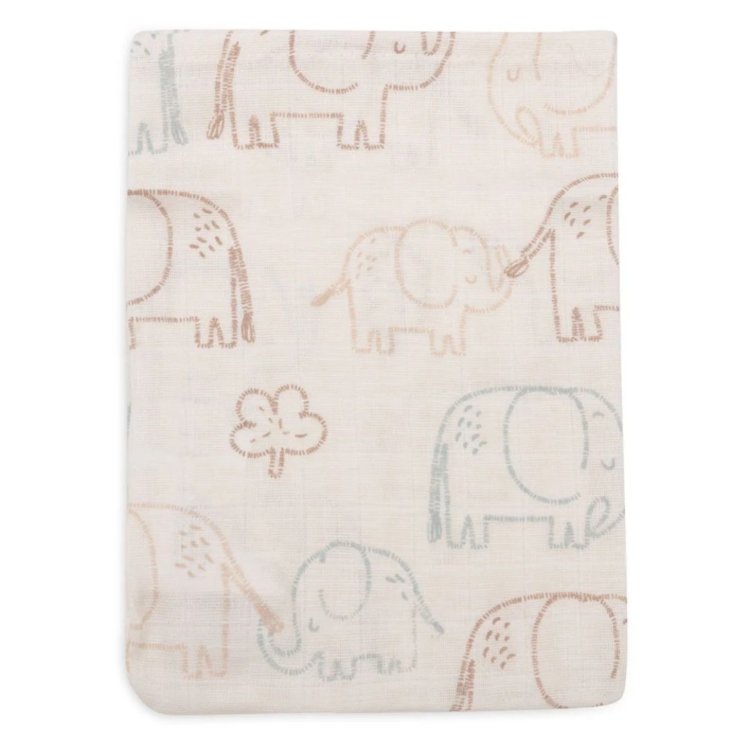 Jollein® Komplet 3 krpic za umivanje Elephant Tales 20x15 Jollein