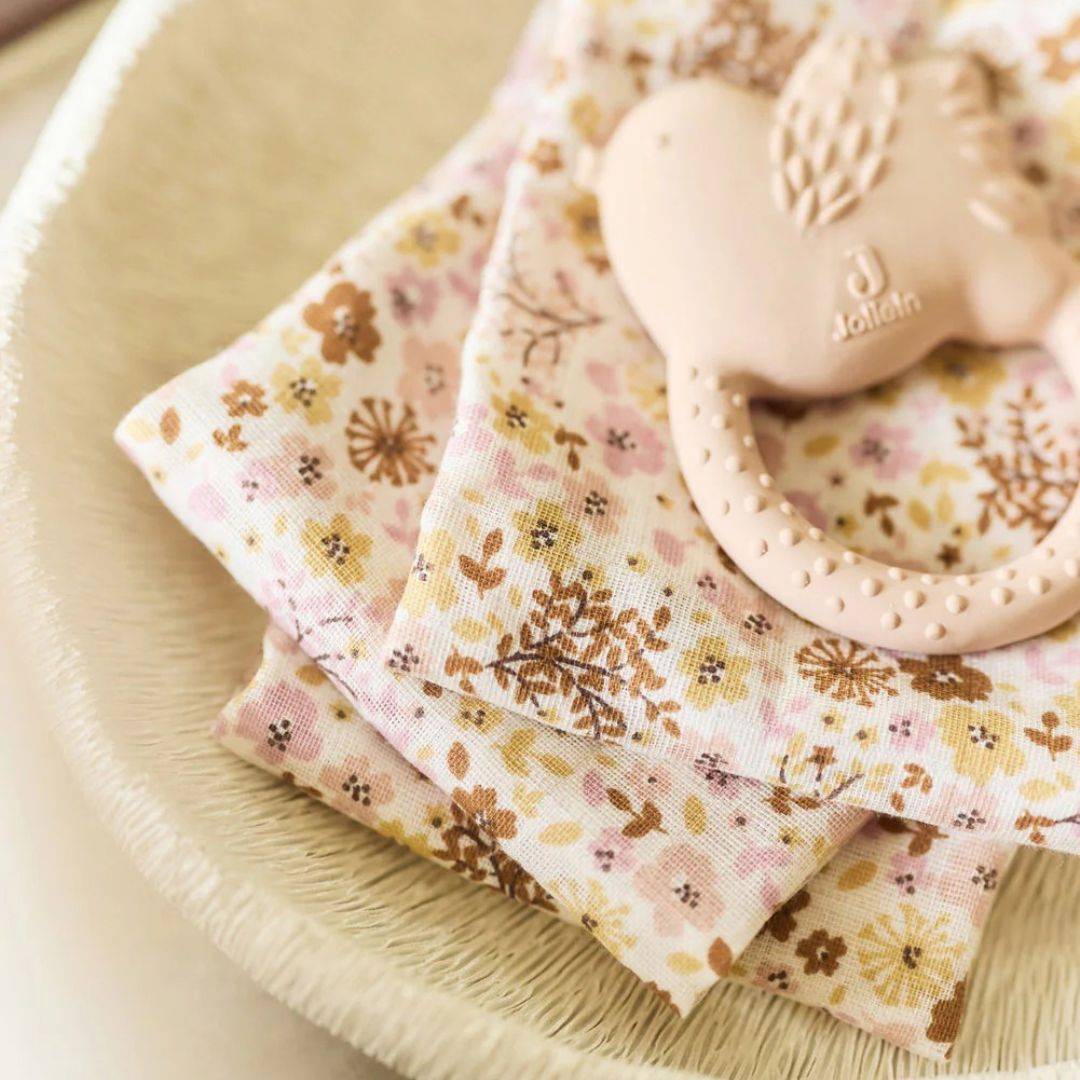 Jollein® Komplet 3 krpic za umivanje Flower Fairies 20x15 Jollein