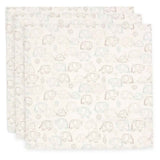 Jollein® Komplet 3 tetra pelene 70x70 cm Elephant Tales