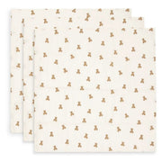 Jollein® Komplet 3 tetra pleničk Mini Teddy Bear 70x70