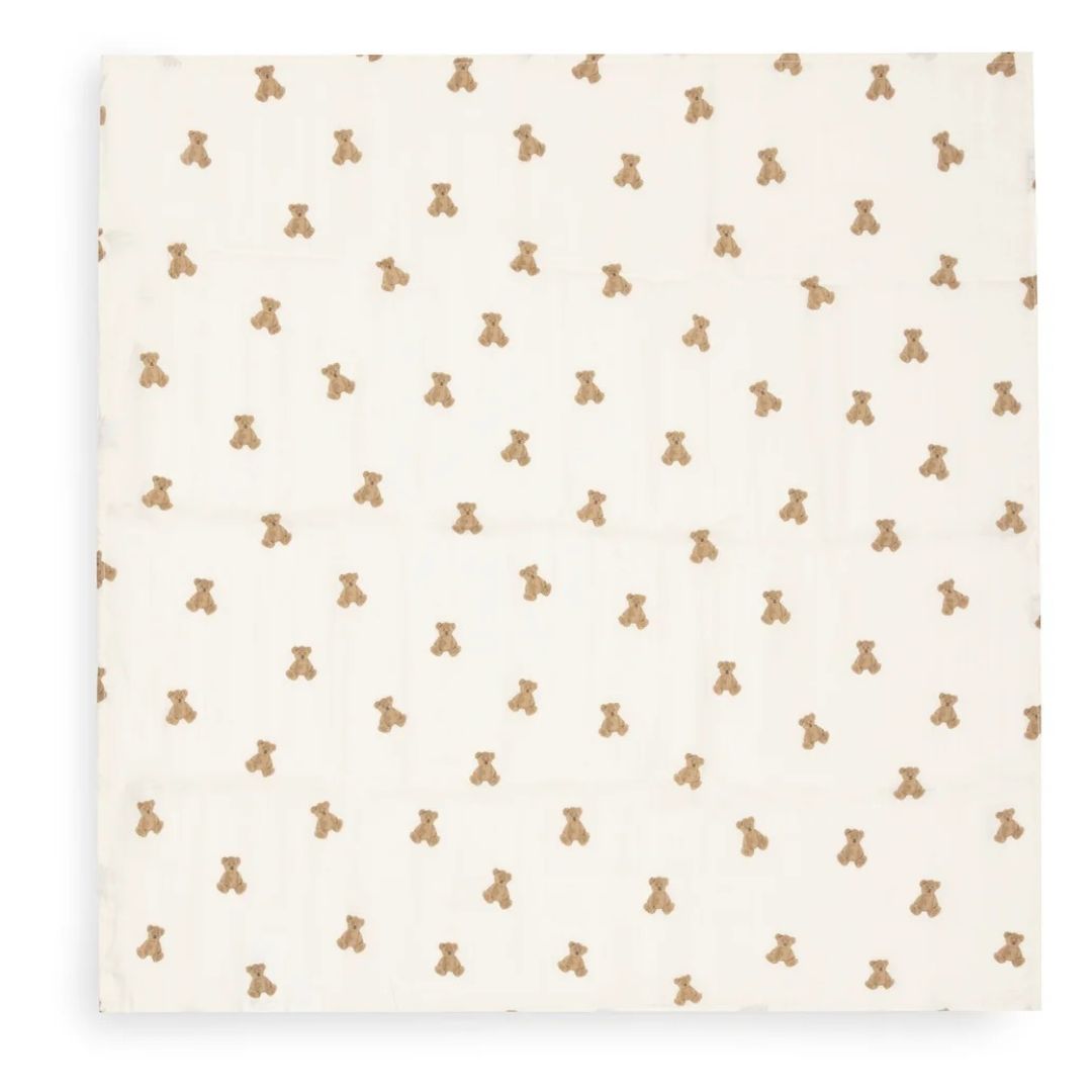 Jollein® Komplet 3 tetra pleničk Mini Teddy Bear 70x70