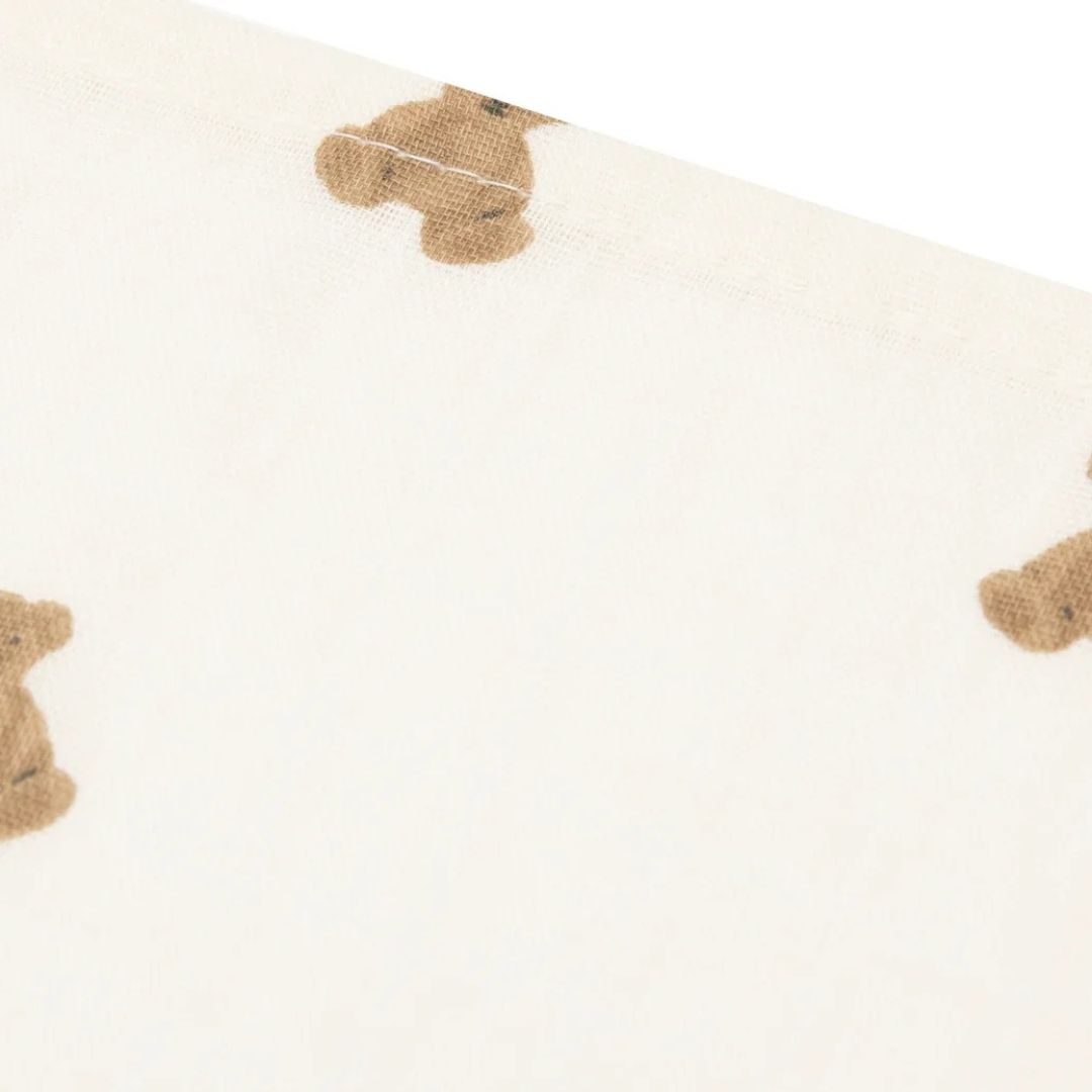 Jollein® Komplet 3 tetra pleničk Mini Teddy Bear 70x70