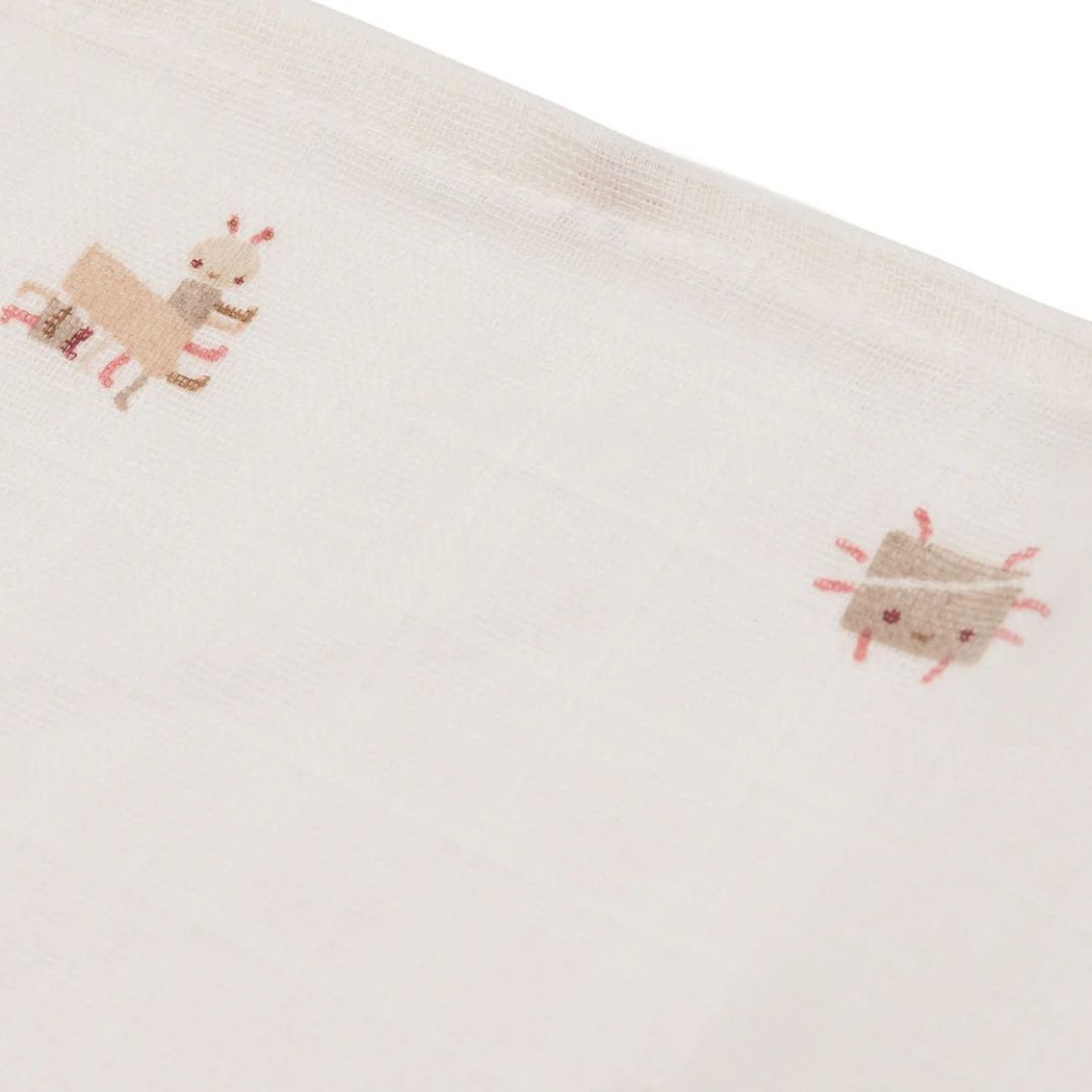 Jollein® Komplet 3 tetra pleničk Animal Friends 31x31 cm Jollein