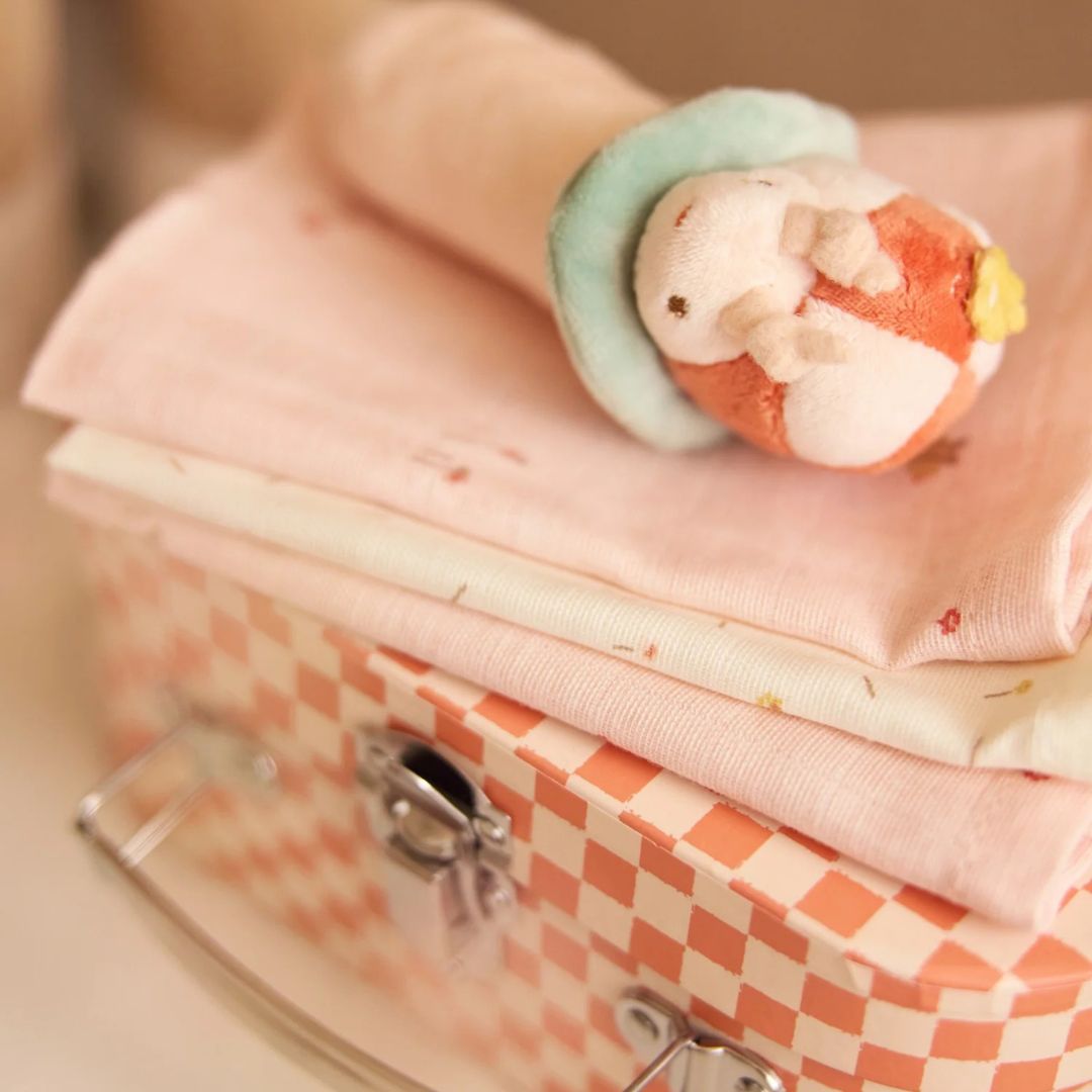 Jollein® Komplet 3 tetra pleničk Pretty Picnic 31x31 cm Jollein