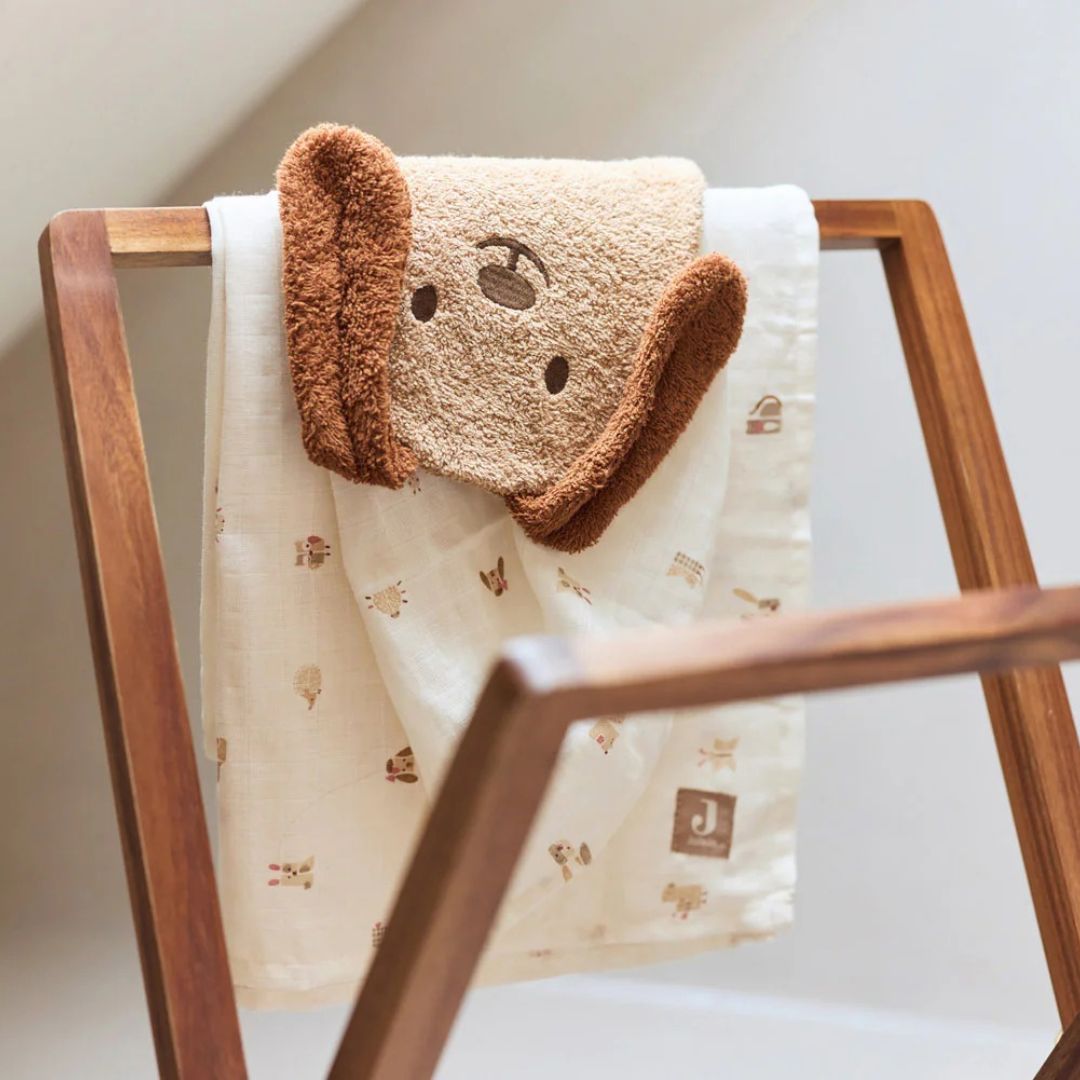 Jollein® Komplet dveh tetra pleničk Animal Friends 115x115cm Jollein