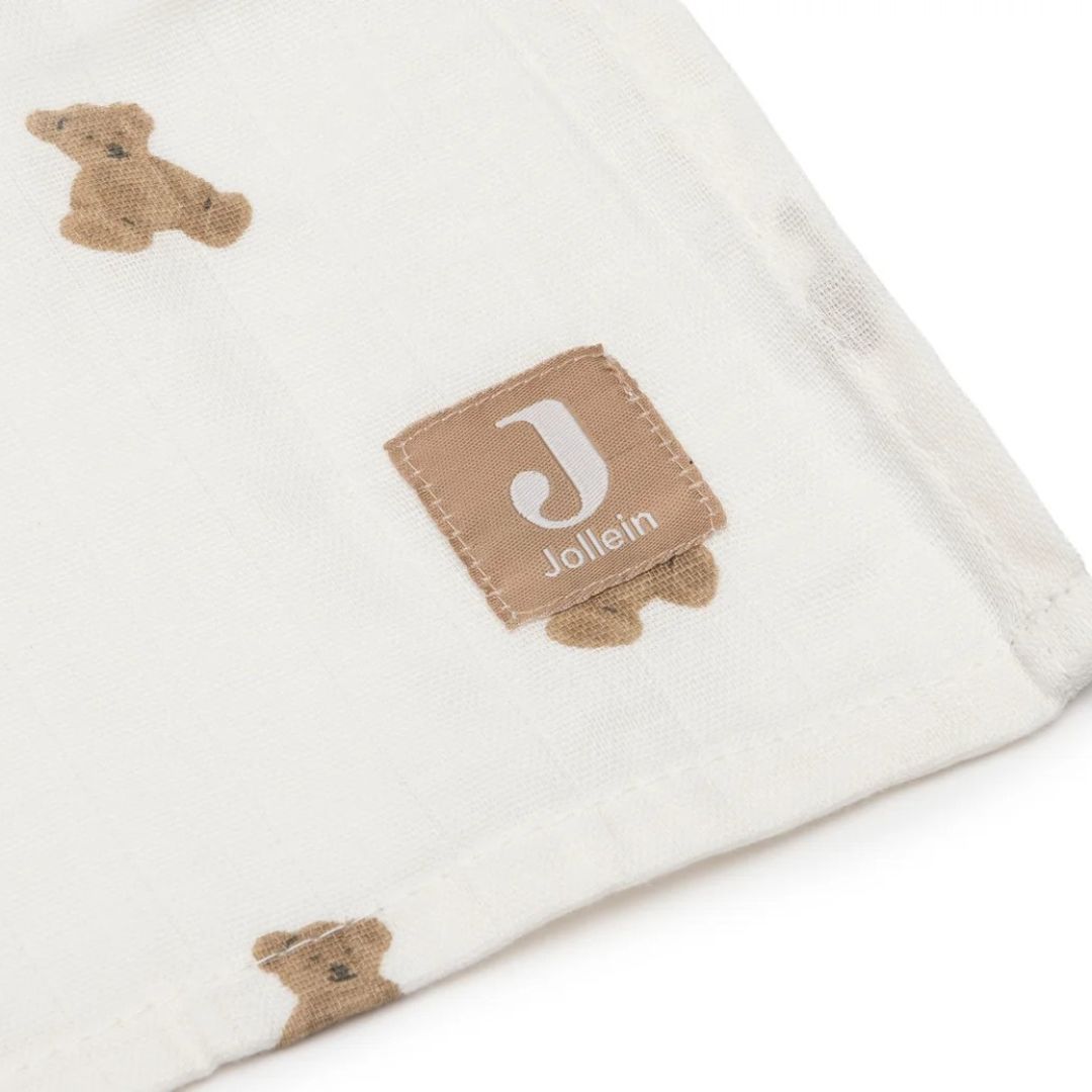 Jollein® Set di due pannolini di tetra Mini Teddy Bear 115x115