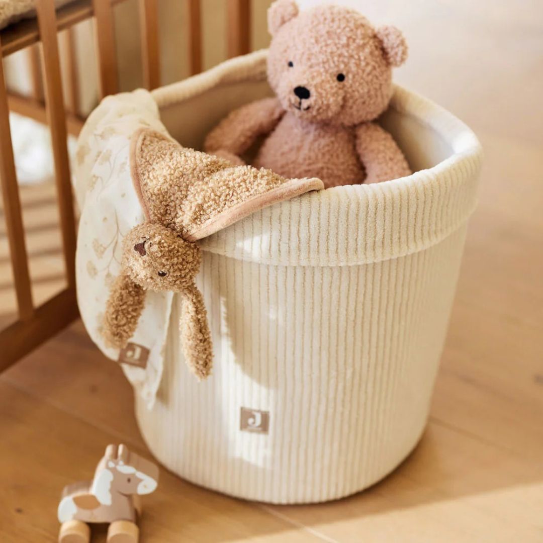 Jollein® Koš za shranjevanje Cloudy Rib Oatmeal Jollein