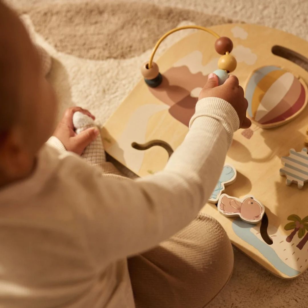 Jollein® Tableau d'activités en bois Jollies