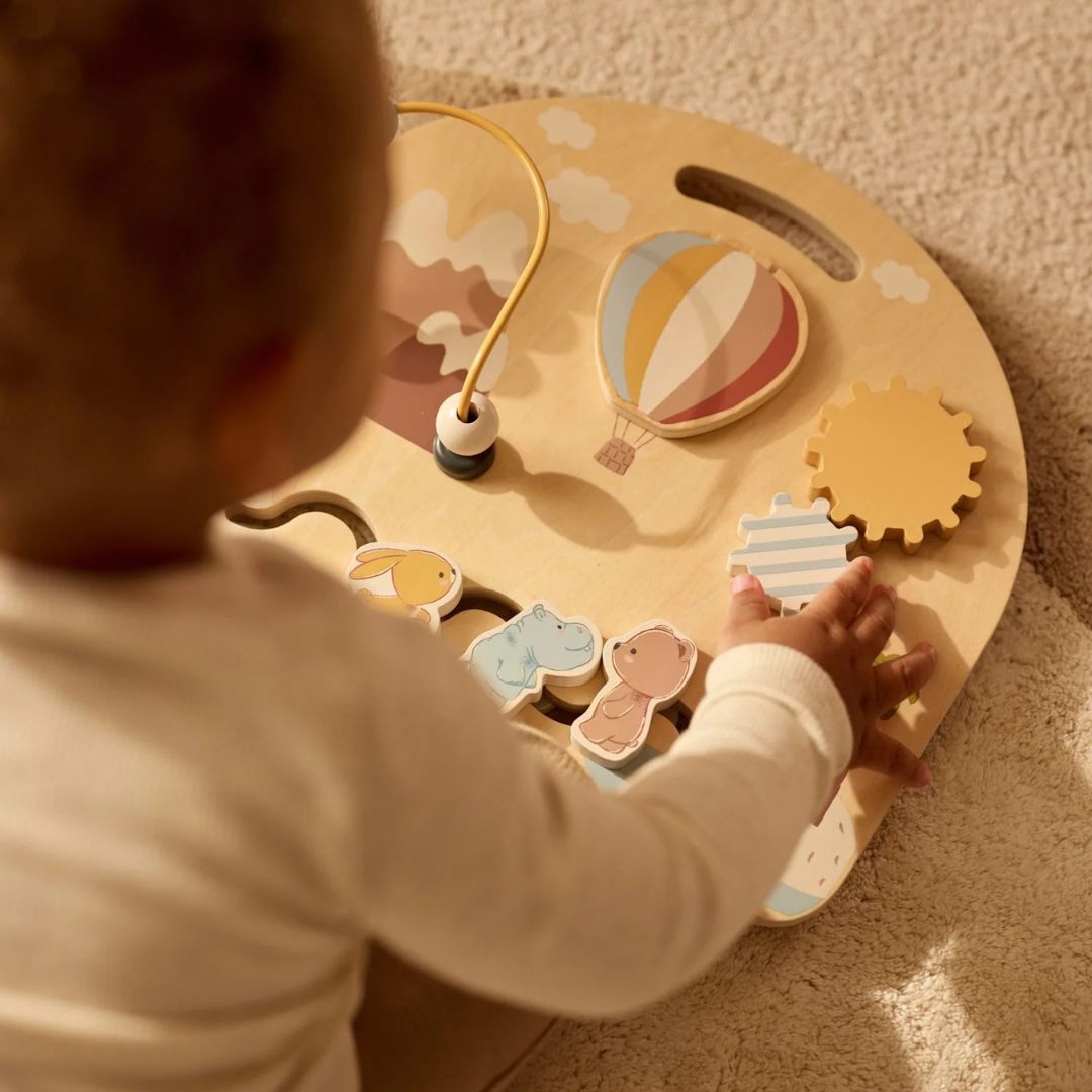 Jollein® Tableau d'activités en bois Jollies