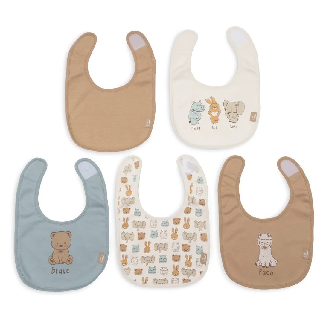 Jollein® Waterproof Bib Jollies 5 Pack – slika 2